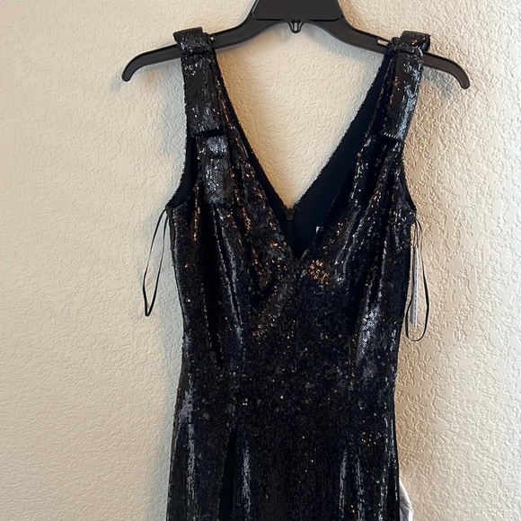 Dress the population Mary Sequin Body-Con Cocktail Dress black size small - Picture 7 of 13